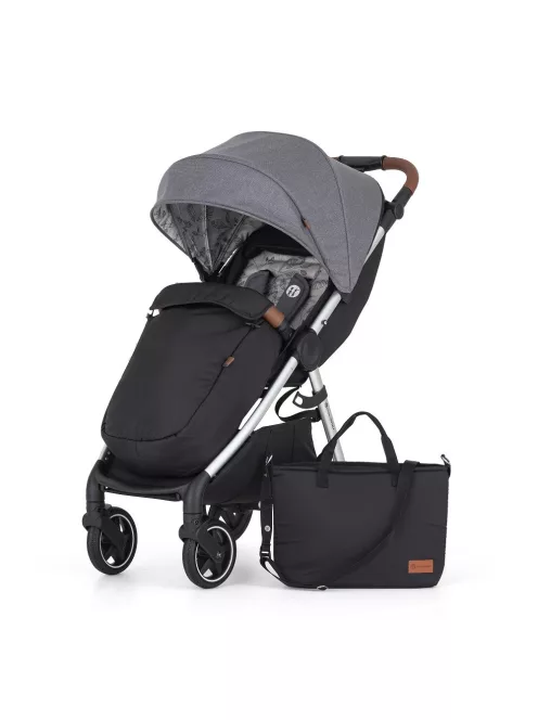 Petite&Mars Sport babakocsi Royal3 Silver - Ultimate Grey