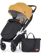 Petite&Mars Sport babakocsi Royal3 Silver - Dense Honey