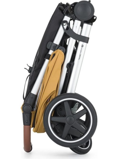 Petite&Mars Sport babakocsi Royal3 Silver - Dense Honey