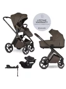 EASYWALKER Kombinált babakocsi Zoey Chestnut Brown + CYBEX Aton B2 i-Size + bázis