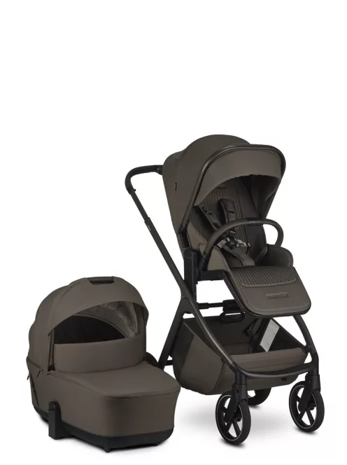 EASYWALKER Kombinált babakocsi Zoey Chestnut Brown + CYBEX Aton B2 i-Size + bázis