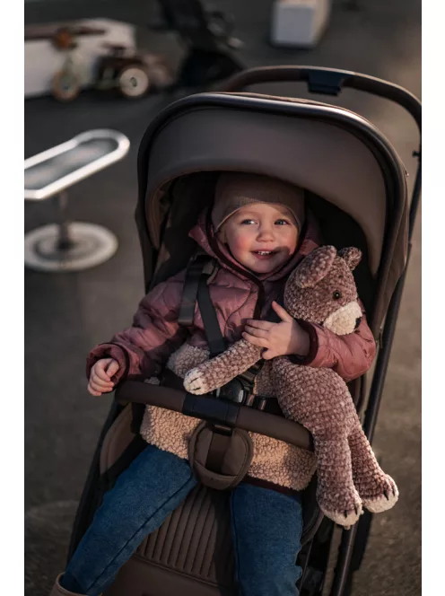 EASYWALKER Kombinált babakocsi Zoey Chestnut Brown + CYBEX Aton B2 i-Size + bázis