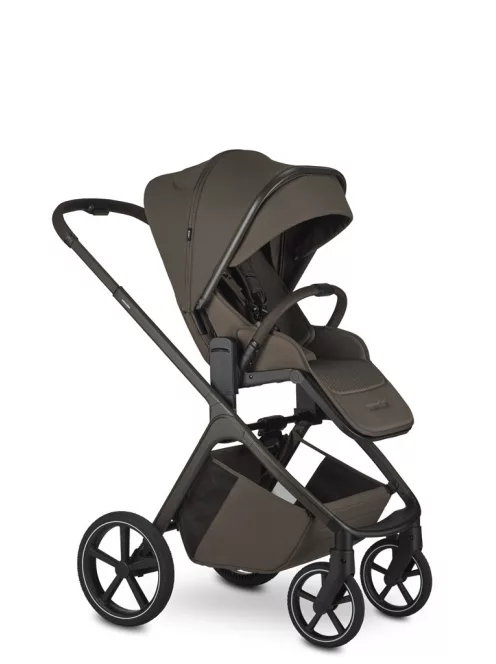 EASYWALKER Kombinált babakocsi Zoey Chestnut Brown + CYBEX Aton B2 i-Size + bázis