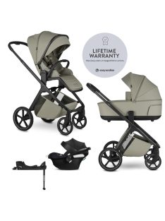   EASYWALKER Kombinált babakocsi Zoey Sage Green + CYBEX Aton B2 i-Size + bázis