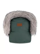 PETITE&MARS Téli szett Comfy 4in1 bundazsák + kézmelegítő kesztyű babakocsira Furry - Veritable Khaki