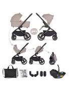PETITE&MARS Kombinált babakocsi SCOUT 3 az 1-ben + Core Pro i-Size - Cappuccino Cream