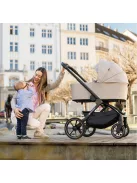 PETITE&MARS Kombinált babakocsi SCOUT 3 az 1-ben + Core Pro i-Size - Cappuccino Cream