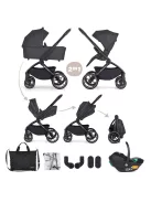 PETITE&MARS Kombinált babakocsi SCOUT 3 az 1-ben Core Pro i-Size - Anthracite Moon