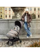 PETITE&MARS Comfy 4v1 téli bundazsák szett + babakocsi kézmelegítő Furry - Old Rose