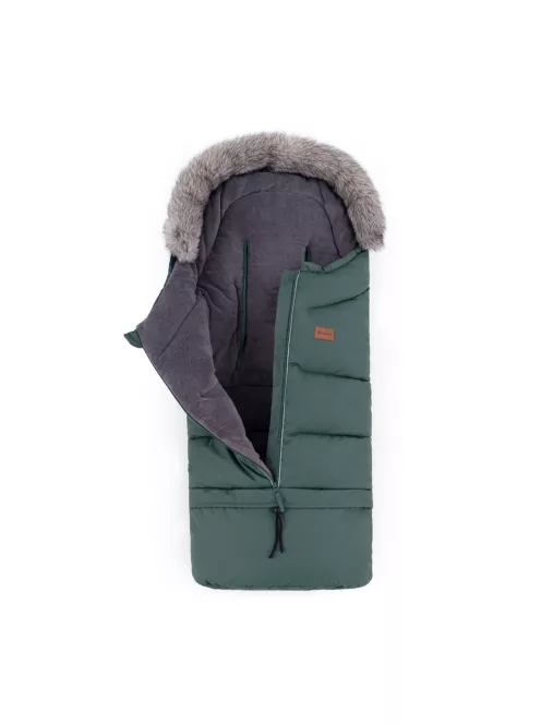 PETITE&MARS Arctic 4v1 téli bundazsák szett + babakocsi kézmelegítő Fjora - Khaki