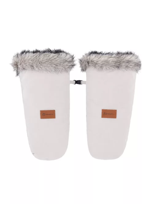 PETITE&MARS Arctic 4v1 téli bundazsák szett + babakocsi kézmelegítő Fjora - Champagne Shower