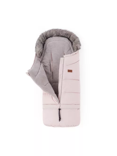 PETITE&MARS Arctic 4v1 téli bundazsák szett + babakocsi kézmelegítő Fjora - Rose Petal