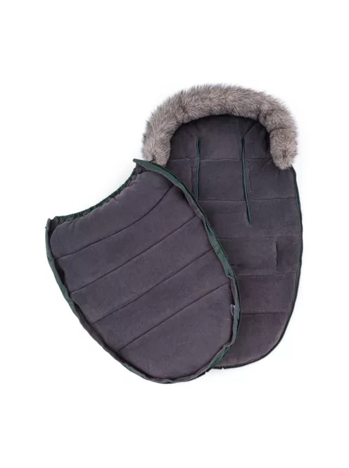 PETITE&MARS Comfy 4v1 téli bundazsák szett + babakocsi kézmelegítő Fjora - Veritable Khaki