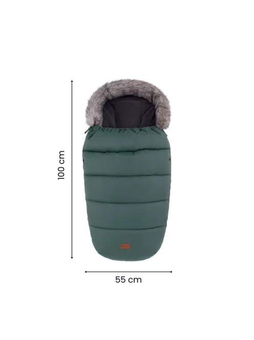 PETITE&MARS Comfy 4v1 téli bundazsák szett + babakocsi kézmelegítő Fjora - Veritable Khaki