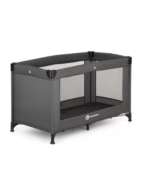 PETITE&MARS Utazóágy Koot Lite matraccal Foldie, Dark Grey