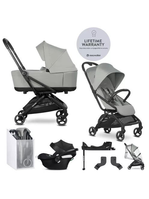 EASYWALKER Babakocsi szett 4 az 1-ben Rockey S + CYBEX Aton B2 i-Size + bázis - Fresh Green