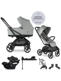   EASYWALKER Babakocsi szett 4 az 1-ben Rockey L + CYBEX Aton B2 i-Size + bázis - Fresh Green