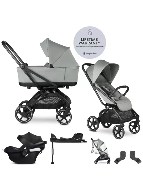 EASYWALKER Babakocsi szett 4 az 1-ben Rockey L + CYBEX Aton B2 i-Size + bázis - Fresh Green