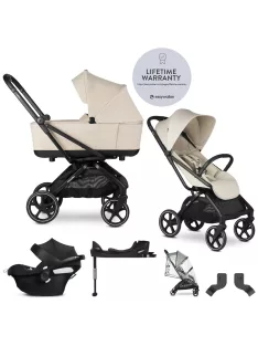   EASYWALKER Babakocsi szett 4 az 1-ben Rockey L + CYBEX Aton B2 i-Size + bázis - Bright Taupe