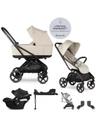 EASYWALKER Babakocsi szett 4 az 1-ben Rockey L + CYBEX Aton B2 i-Size + bázis - Bright Taupe