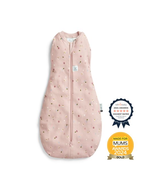 ERGOPOUCH 2 az 1-ben pólya és alvózsák Cocoon Daisies 3-6 hó, 6-8 kg, 0,2 tog