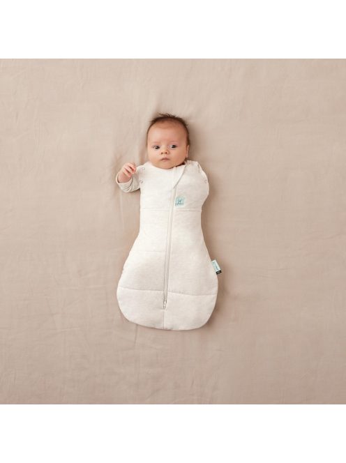 ERGOPOUCH Bebújós és alvózsák 2 az 1-ben 0-3 hó 3-6 kg 2,5 tog - Cocoon Oatmeal Marle 