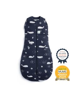   ERGOPOUCH Pólya és hálózsák 2 az 1-ben 0-3 hónap 3-6 kg 2,5 tog - Cocoon Whale