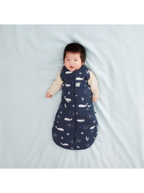 ERGOPOUCH Pólya és hálózsák 2 az 1-ben 0-3 hónap 3-6 kg 2,5 tog - Cocoon Whale