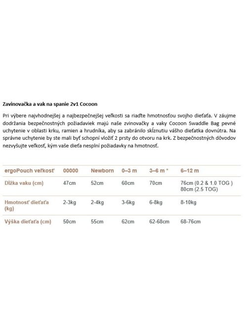 ERGOPOUCH Bebújós és alvózsák 2 az 1-ben 6-12 hó 8-10 kg 2,5 tog - Cocoon Pitypangok