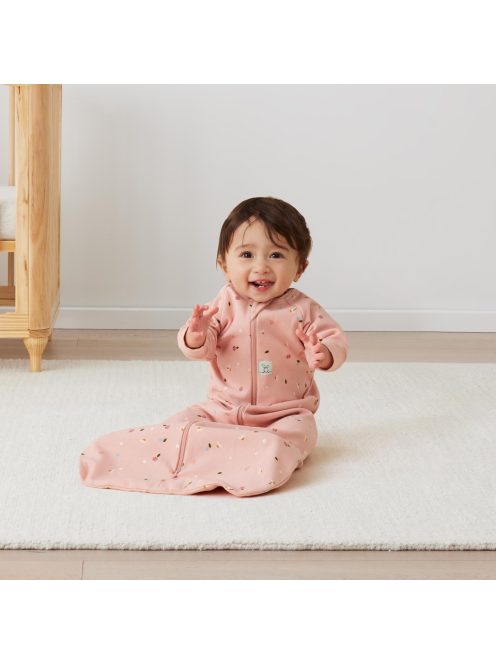 ERGOPOUCH Hálózsák ujjakkal organikus pamut 3-12 hó 6-10 kg 1 tog - Jersey Daisies 