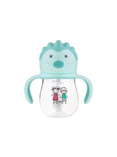 Akuku Tanulópohár súlyozott szívószállal – Menta