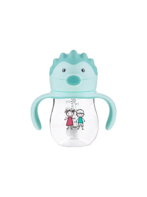 Akuku Tanulópohár súlyozott szívószállal – Menta