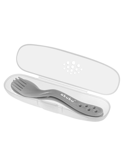 Akuku Evőeszközkészlet tokban – Szürke