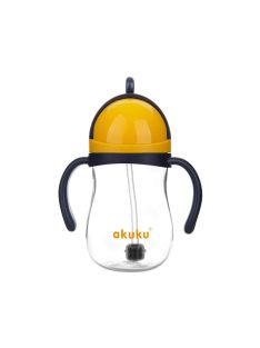   Akuku Szívószálas pohár súlyozott szívószállal – Tengerészkék/Sárga