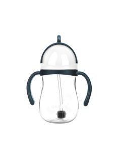   Akuku Szívószálas pohár súlyozott szívószállal – Kék/Szürke