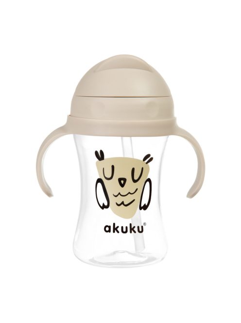 Akuku Itatópohár, felnyitható szívószállal, 300 ml – Bagoly