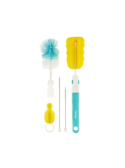 Akuku Szívószál- és csőkefe szett – Kék