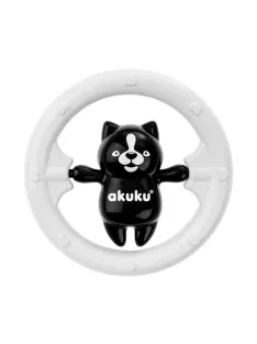 Akuku Fekete-fehér csörgő – Maci