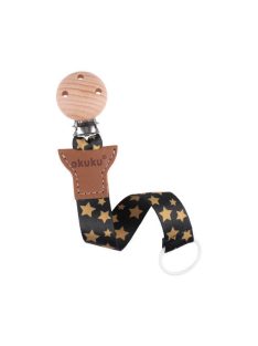 Akuku Cumi lánc csipesszel – Arany csillagok