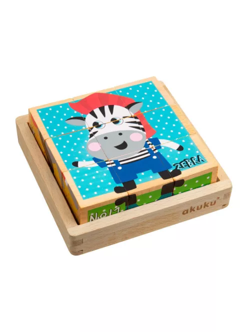 Akuku Baba fejlesztő puzzle kockák