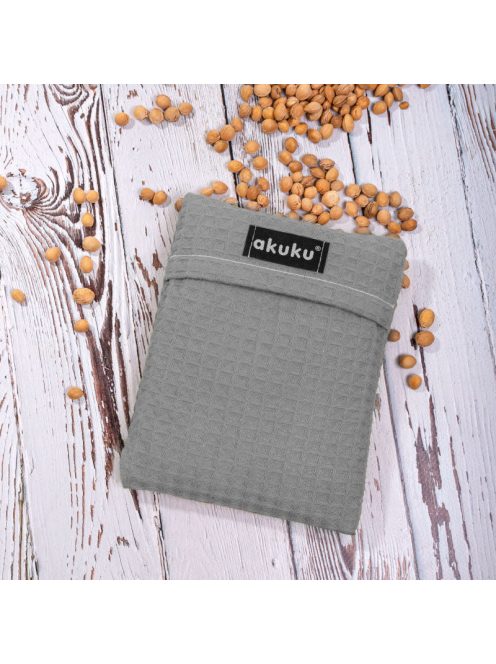 Akuku Cseresznyemag melegítőpárna 13×16 cm – Szürke