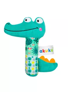 Akuku Puha plüss csörgő – Krokodil