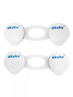 Akuku Biztonsági zár (2 db) – Fehér