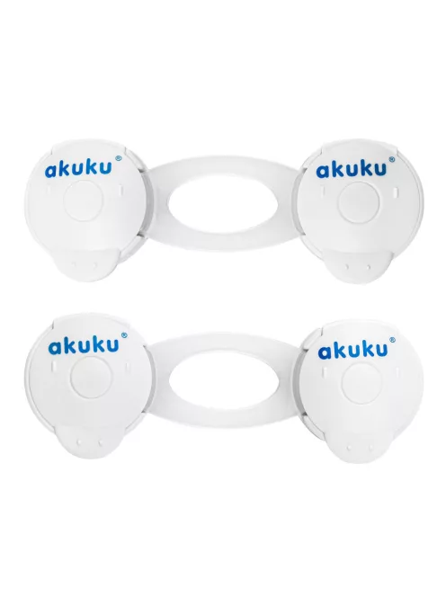 Akuku Biztonsági zár (2 db) – Fehér