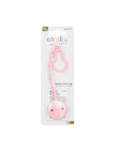 Akuku Cumilánc csipesszel - rózsaszín
