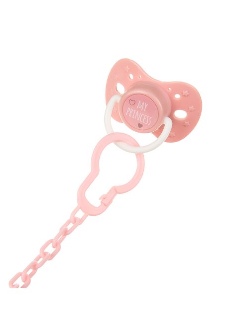 Akuku Cumilánc csipesszel - rózsaszín