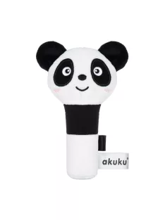 Akuku Puha plüss csörgő – Panda