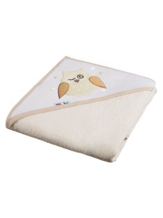   Akuku Baba kapucnis törölköző, 80×80 cm – Bagoly Ekrü