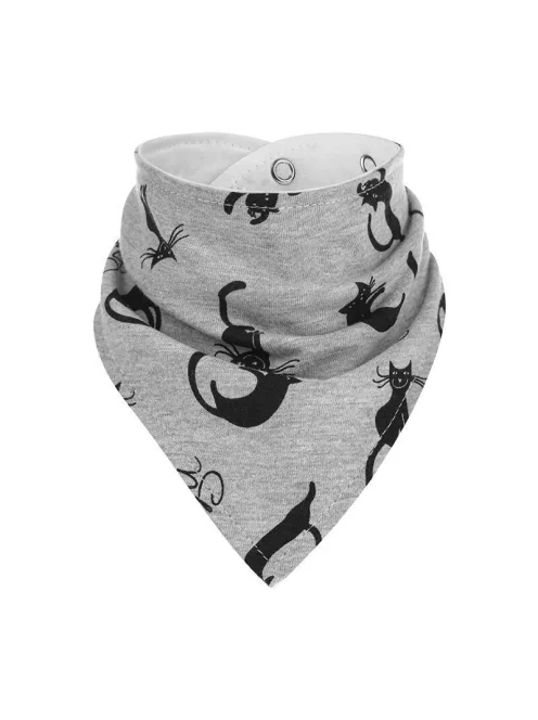 Akuku Baba bandana előke (1 db), patentos – Cicás