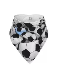 Akuku Baba bandana előke (1 db), patentos – Focis